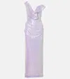 Maticevski Requiem Sequined Gown In Multicoloured