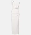Maticevski Requiem Strapless Crêpe Gown In White
