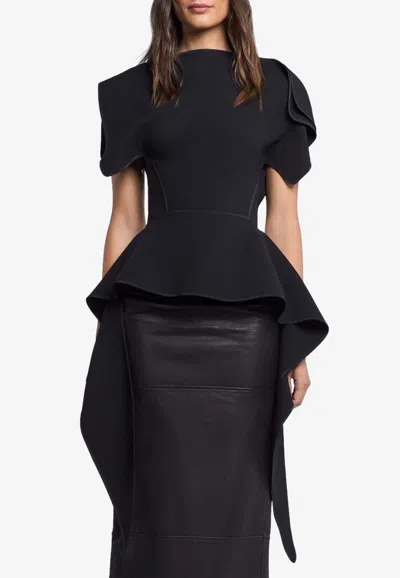 MATICEVSKI RESOLUTE ASYMMETRIC SCULPTED TOP