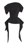 Maticevski Resolute Turtleneck Top In Black