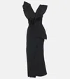 Maticevski Revive Wave Crêpe Gown In Schwarz