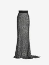 Maticevski Rhyme Maxi Skirt In Silver