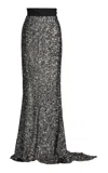 Maticevski Rhyme Maxi Skirt In Silver