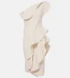 Maticevski Rhythm Sculpted Midi Dress In White