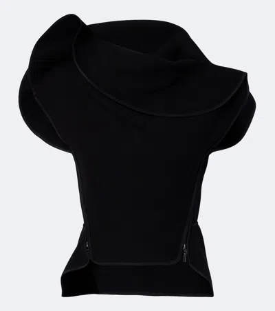 Maticevski Ruffled Top In Black