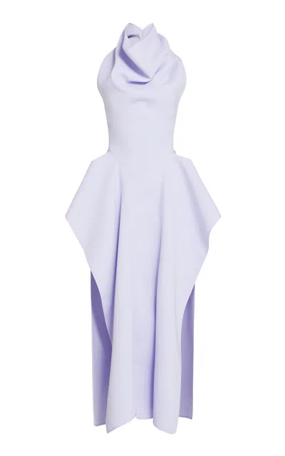 Maticevski Sacred Midi Dress In Purple