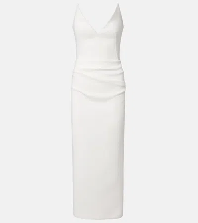 Maticevski Saucy Minx Midi Dress In White