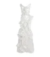Maticevski Sequinned Refraction Gown In White
