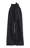 Maticevski Shogun Pleated Wide-leg Pants In Black