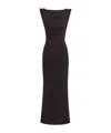 Maticevski Singular Glittered Midi Dress In Black