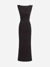 Maticevski Singular Glittered Midi Dress In Black