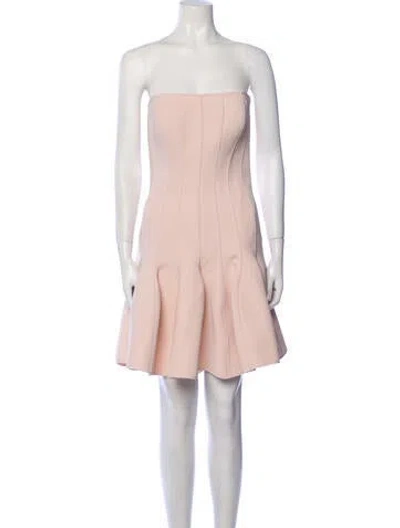 Pre-owned Maticevski Strapless Mini Dress W/ Tags In Pink