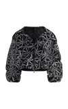 Maticevski Succession Metallic Jacket In Silver