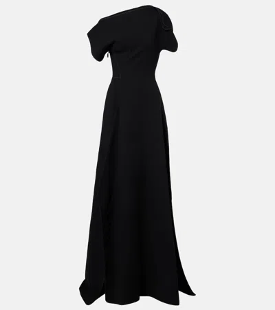 Maticevski Synergy Asymmetric Gown In Black