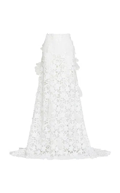 Maticevski Tendency Maxi Skirt In White