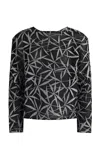 Maticevski Thibeaux Metallic Top In Silver