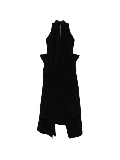 Maticevski Varsity Midi Dress In Black