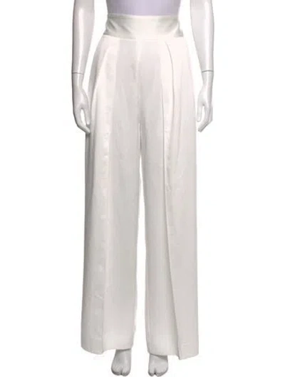 Pre-owned Maticevski Wide Leg Pants In Neutrals