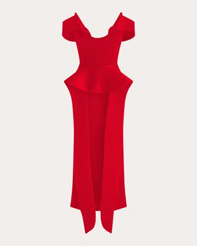 Maticevski Women's Barrier Peplum Dress