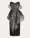 Maticevski De La Cruz Asymmetric Dress In Black