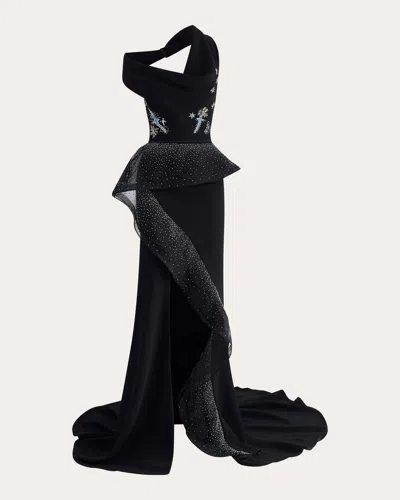 Maticevski Women's Degrees Beaded Organza Gown