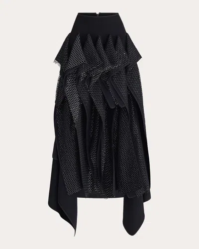 Maticevski Women's Digital Panel Pleated Skirt