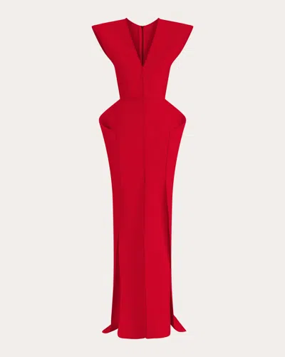 Maticevski Women's Graduate V-neck Gown