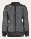 Maticevski Heartstrings Metallic Sweater In Grey
