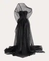 Maticevski Openwork Infiltrator Corset Gown In Black