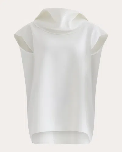 MATICEVSKI WOMEN'S MUSTANG DRAPED MOCK NECK BLOUSE