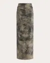 Maticevski Women's Operate Leather Pencil Skirt In Taupe