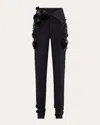 Maticevski Women's Outlook Embroidered Bead Slim Toreo Pants In Black