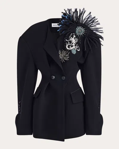 Maticevski Women's Requirement Embroidered Blazer
