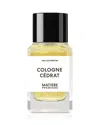 Matiere Premiere Cologne Cedrat Eau De Parfum 3.4 Oz. In Transparent