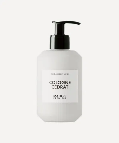 Matiere Premiere Cologne Cedrat Hand And Body Lotion 300ml