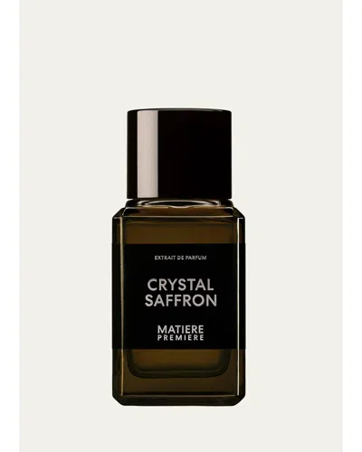 Matiere Premiere Crystal Saffron Extrait De Parfum, 1.7 Oz. In Transparent