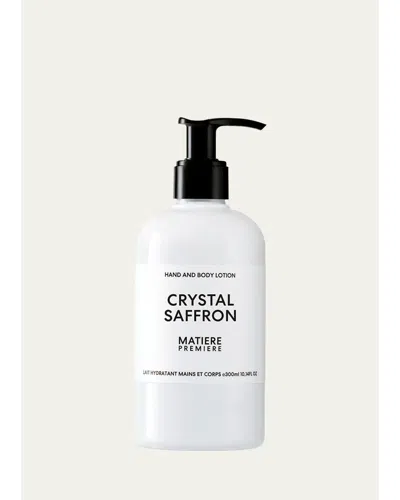 Matiere Premiere Crystal Saffron Hand & Body Lotion, 10 Oz.