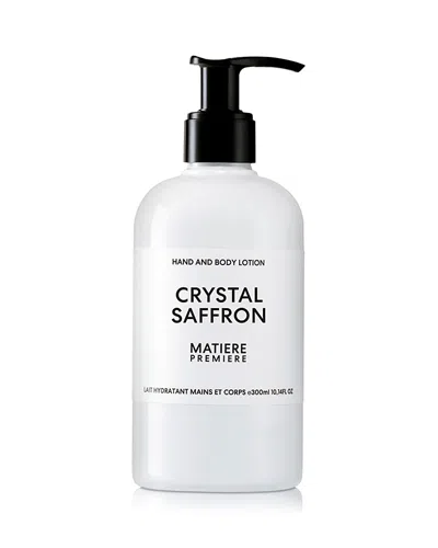 Matiere Premiere Crystal Saffron Hand & Body Lotion 10.14 Oz.
