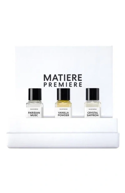 Matiere Premiere Discovery Set Eau De Parfum 3-piece Set In Multi
