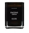 Matiere Premiere Encens Oman Scented Candle In Black