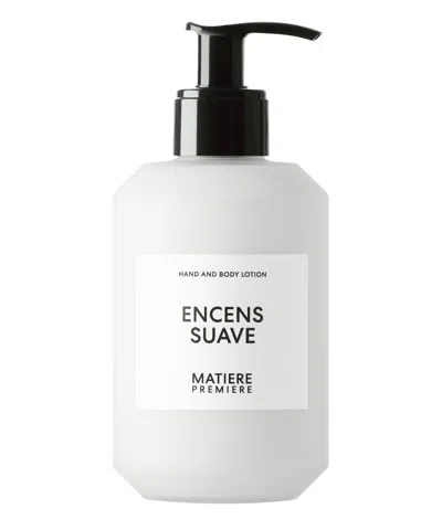 Matiere Premiere Matière Première Encens Suave Body Lotion 300 ml In Transparent