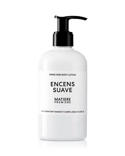 Matiere Premiere Encens Suave Hand & Body Lotion 10.14 Oz. In White