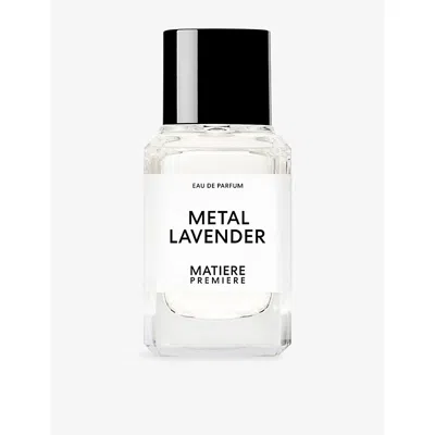 Matiere Premiere Womens Metal Lavender Eau De Parfum 50ml In Transparent