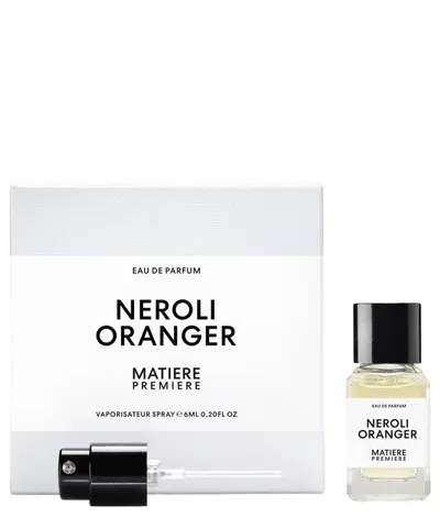 Matiere Premiere Matière Première Neroli Oranger Eau De Parfum 6 ml In Transparent