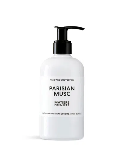 Matiere Premiere Parisian Musc Hand & Body Lotion, 10 Oz. In Transparent
