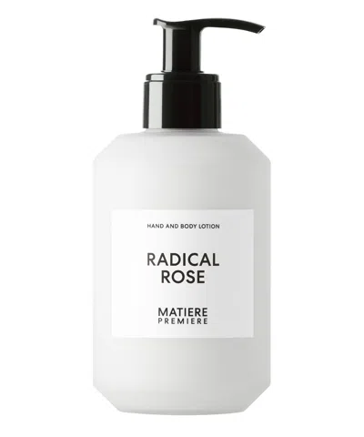 Matiere Premiere Matière Première Radical Rose Body Lotion 300 ml In Transparent
