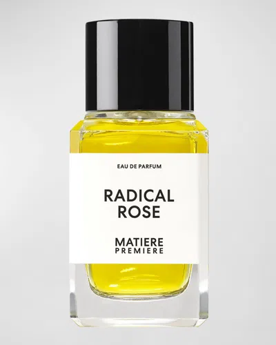 Matiere Premiere Radical Rose Eau De Parfum, 3.4 Oz. In Yellow