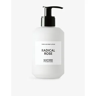 Matiere Premiere Radical Rose Hand & Body Lotion 300ml In Transparent