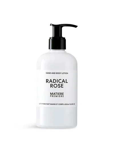 Matiere Premiere Radical Rose Hand Body Lotion, Satin, Size 300ml In White
