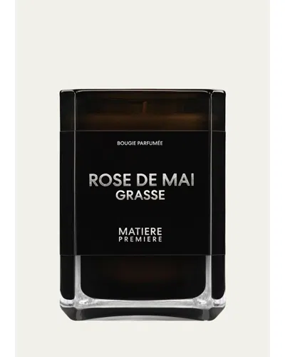 Matiere Premiere Rose De Mai Grasse Candle, 7 Oz. In Transparent